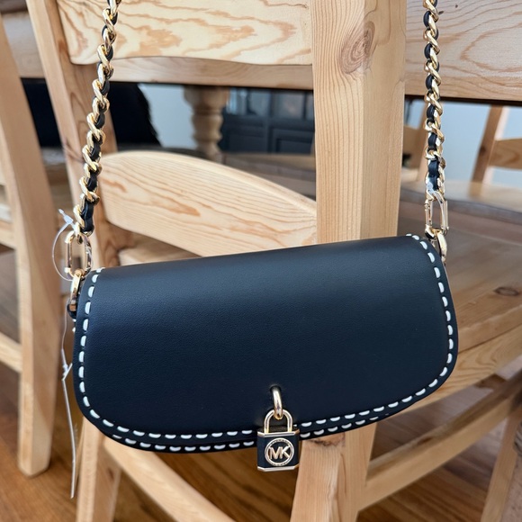 Michael Kors Mila Small Chain Sling Messenger Bag - Picture 6 of 7